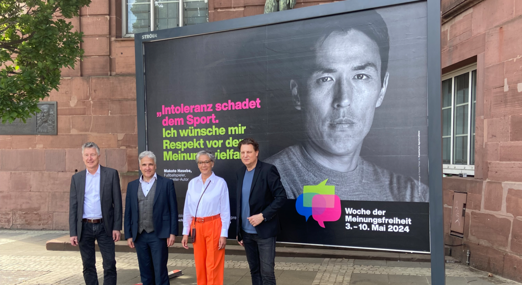 Ströer supports the fourth “Freedom of Expression Week” in Frankfurt